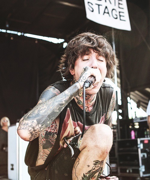 moshpit-of-death:  Oliver Sykes || Bring adult photos