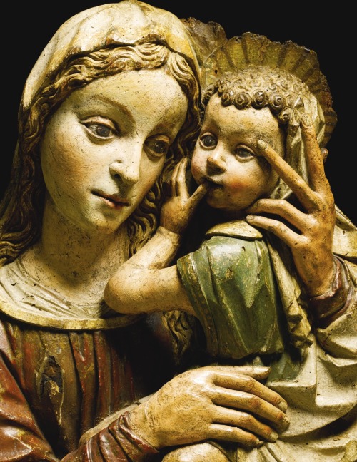 Relife with the Virgin and Child, North Italian, Mid-15th century.