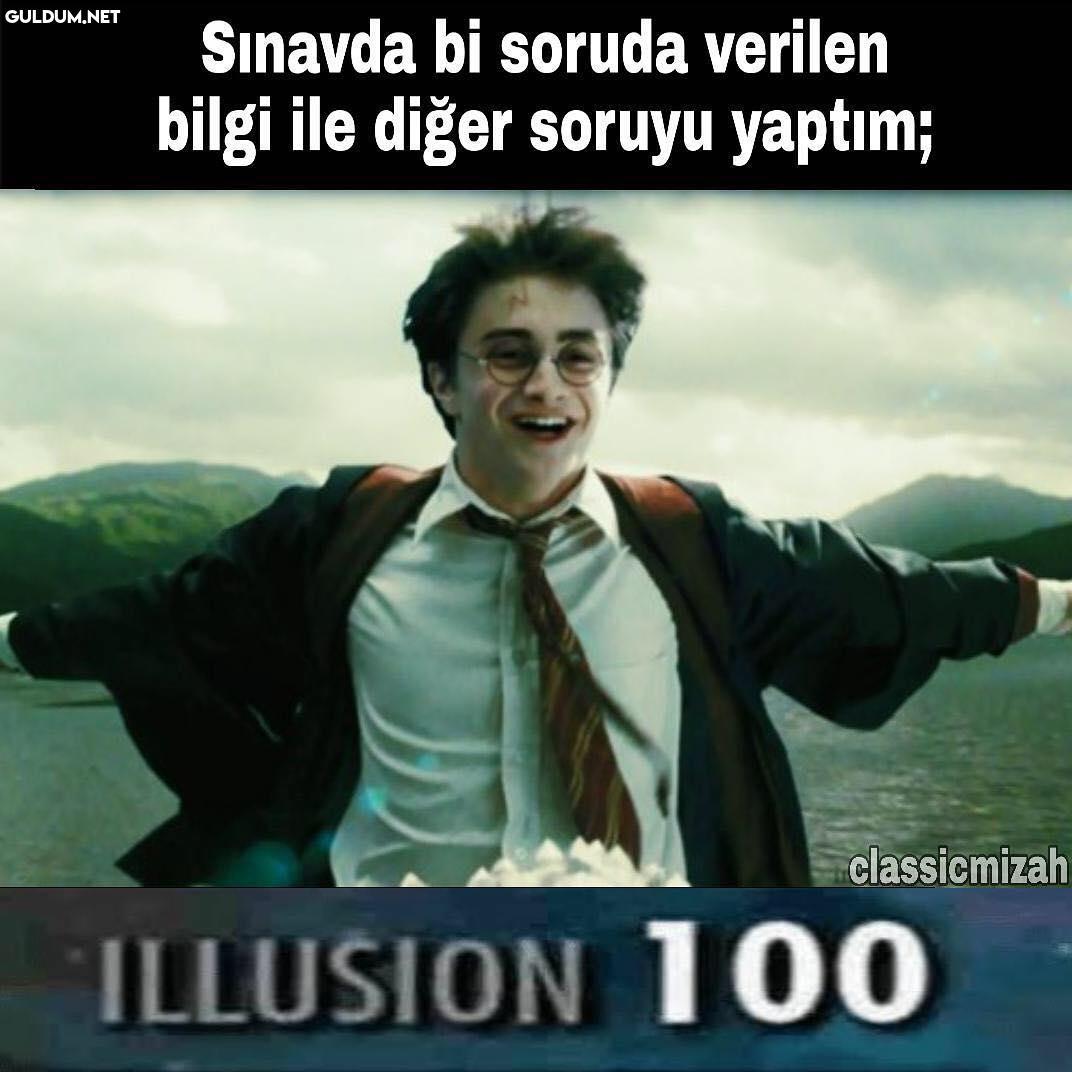 Sinavda bi soruda...