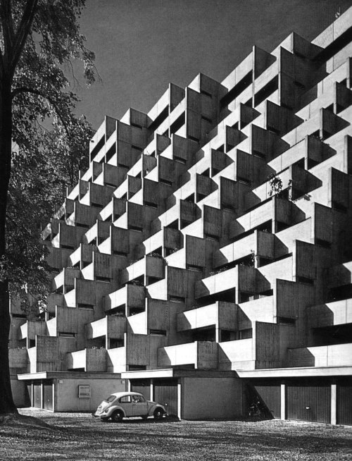 germanpostwarmodern: Split-level House (1966) in Wuppertal, Germany, by Atelier 40 View this on the 