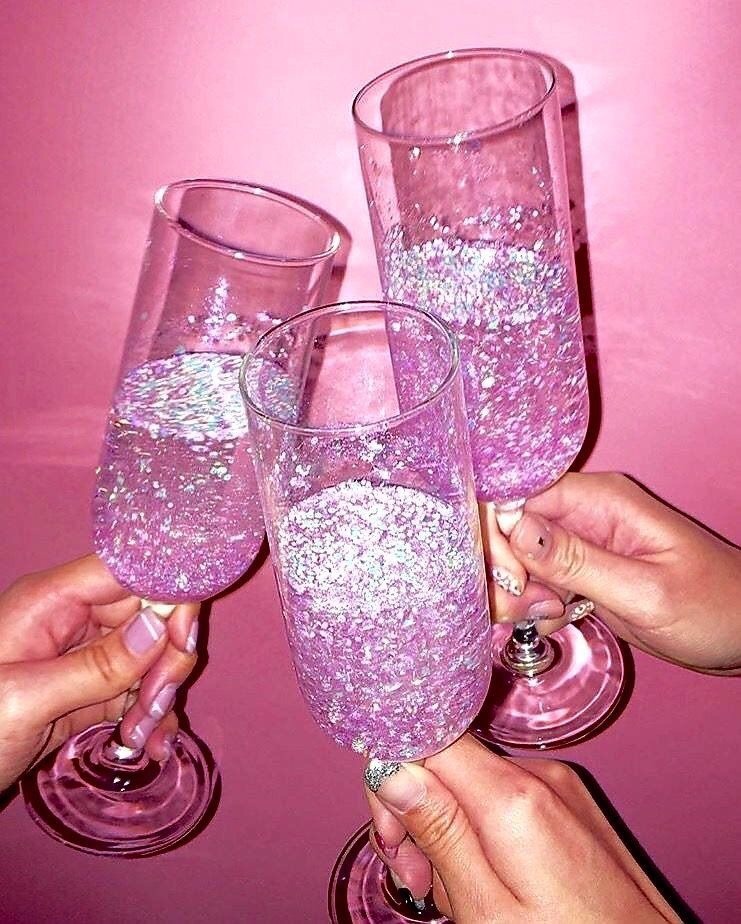 Pink sparkles ass