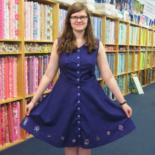 My first ever dress! I’ve made tons of skirts in the past but never attempted a dress because they s
