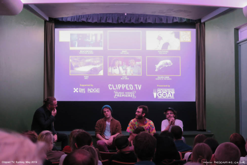 Last May we went to Clipped TV at the Golden Age Cinema and Bar in Sydney, to see some great new mus