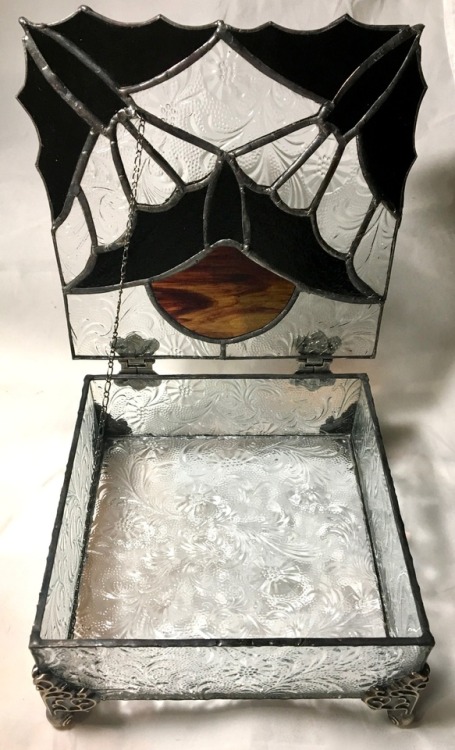 sosuperawesome: Stained Glass Bats / Boxes The Glass Hive on Etsy See our #Etsy or #Stained Glass ta