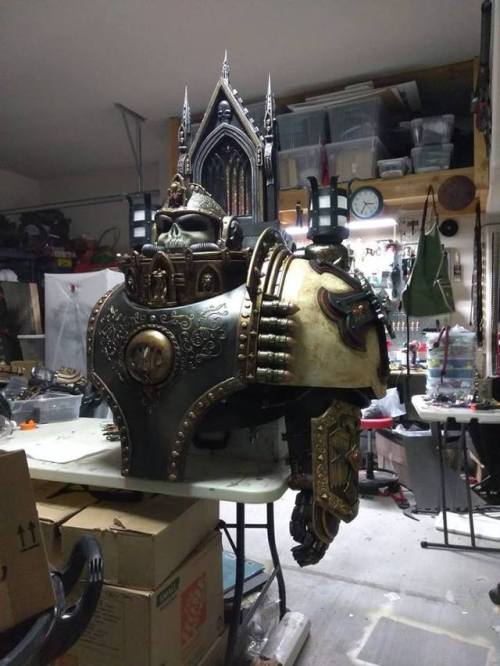 Black Templars Spacemarine Chaplain by Scott Schofield  bag-of-hammers.deviantart.com