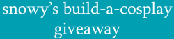 raidensexual:  raidensexual:  SNOWY’S BUILD-A-COSPLAY GIVEAWAY -The Prizes- 1 pair of contacts from honeycolor 1 pair of fake eyelashes from honeycolor 1 wig from ebay 1 full costume from ebay that’s under 跌 up to 3 accessories/ props from ebay