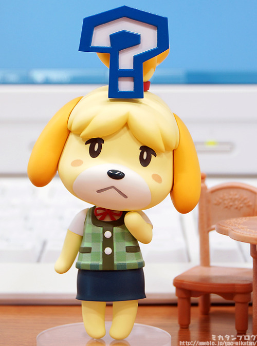 breezycrossing:completed nendoroid shizue/isabelle!!!her bell is a genuine bell, it rings!she’ll be 