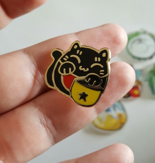 Hey! I’ve put a small batch of the lucky black cat pins up on tictail! Comiclysmic on Tictail!