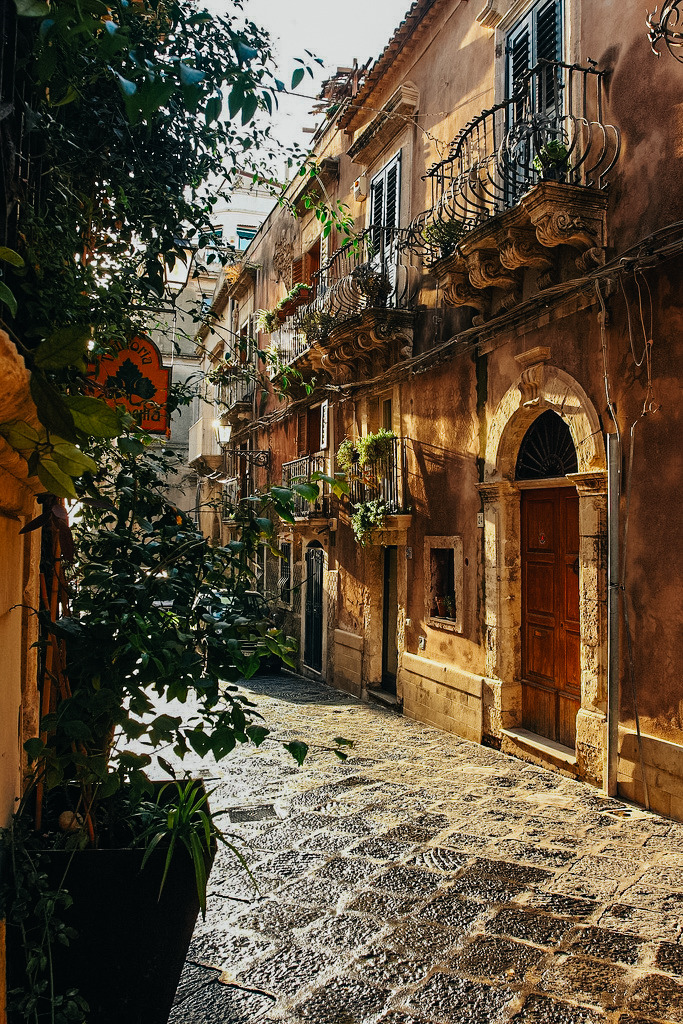 Mostly Italy. &#8212; Street in Ortigia (Siracusa, Italy) by Luke...