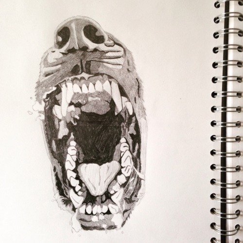 a piece I&rsquo;m working on revolving around the mouth.