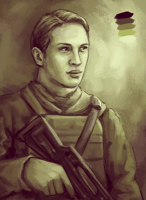 motetus:  For beili’s Eames, #11 prompt for the palette meme. Totally embracing the military-b