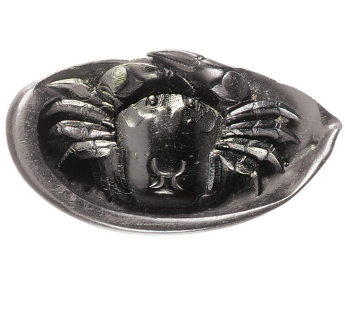 An Ebony Study of a Crab in an Abalone Shell, Iwami, early 19th centurySotheby’s