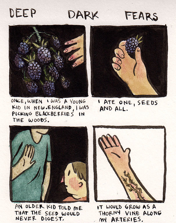 all-thats-interesting:  Deep, Dark Fears By Fran Krause We all have intrusive thoughts