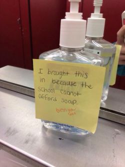 keyofdminor:  silhouetteseeker:flyfella:  leviathans-in-the-tardis:  me-myself-and-will:  carrot0nesie:  ladies and gentlemen, the american education system  My school apparently ran out of toilet paper a few weeks ago and my Spanish teacher was telling