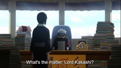 yakashi-lover:Kakashi has a history of disliking honorifics that give him power over others. He beli