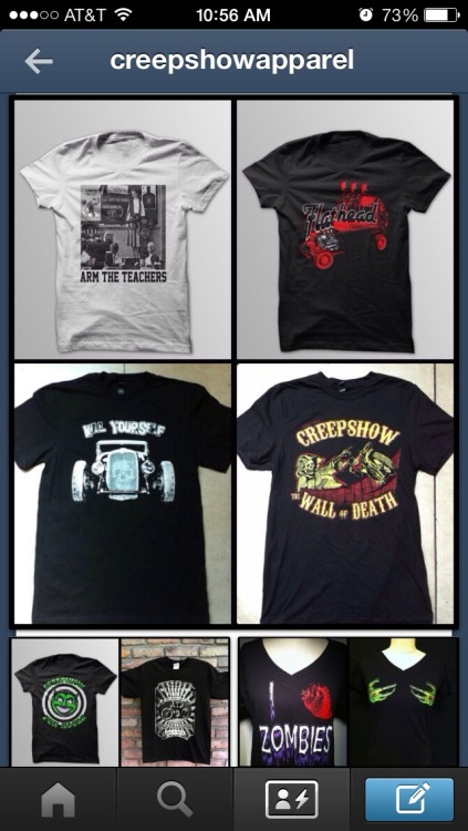 bats-n-cats:  creepshowapparel:  www.creepshowapparel.com Repost this before 5:00pm est. Monday and you could win a free t-shirt. I’ll randomly pick a winner and announce them Monday night. 10/28/13  Oh god, I love all of these so much.