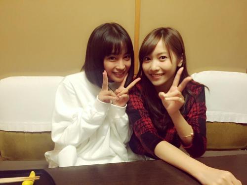 yoimachi:  Twitter / Suzu_Mg広瀬すず　佐野ひなこ