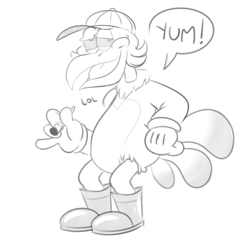 So I recently found out this is how the Red Robin mascot used to lookI honestly can’t see why they c