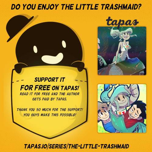 The Little TrashmaidSnowmanRead the comic on WebToons (rate 10 stars to support the comic)Read it on