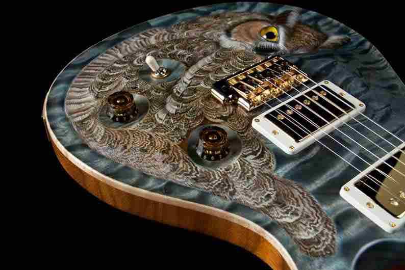 obguitars:  PRS Private Stock Custom 24 Great Horned Owl Limited Run - Carving by