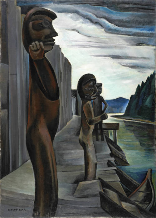 amare-habeo: Emily Carr (Canadian, 1871-1945) Blunden Harbour, 1930 Oil on canvas, 129.8 x 93.6 cm