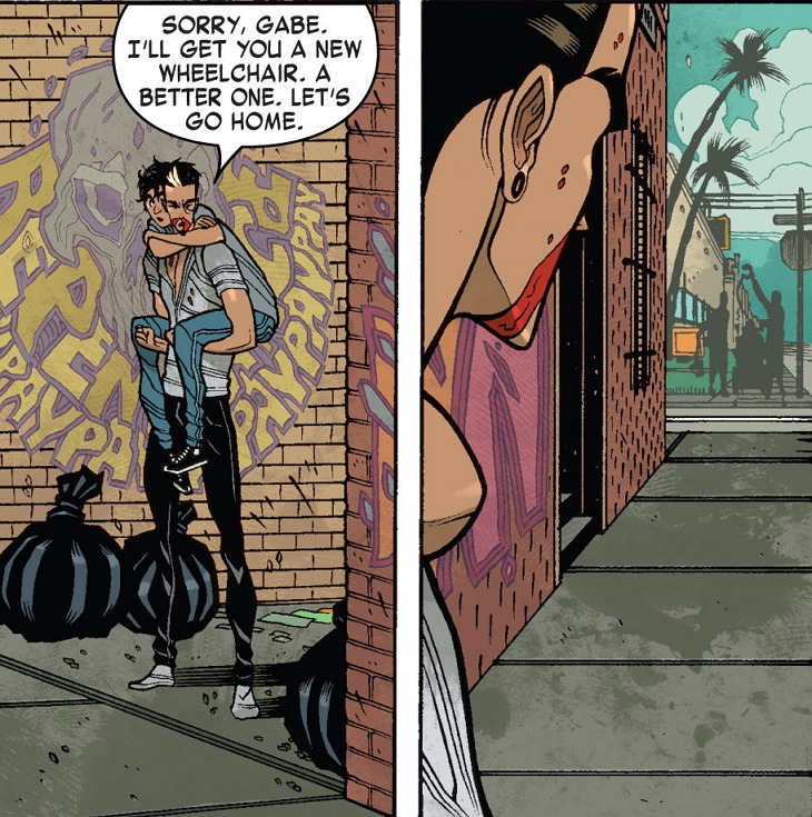 superheroesincolor:  All-New Ghost Rider #01 (2014) Ghost Rider (Robbie Reyes)  and