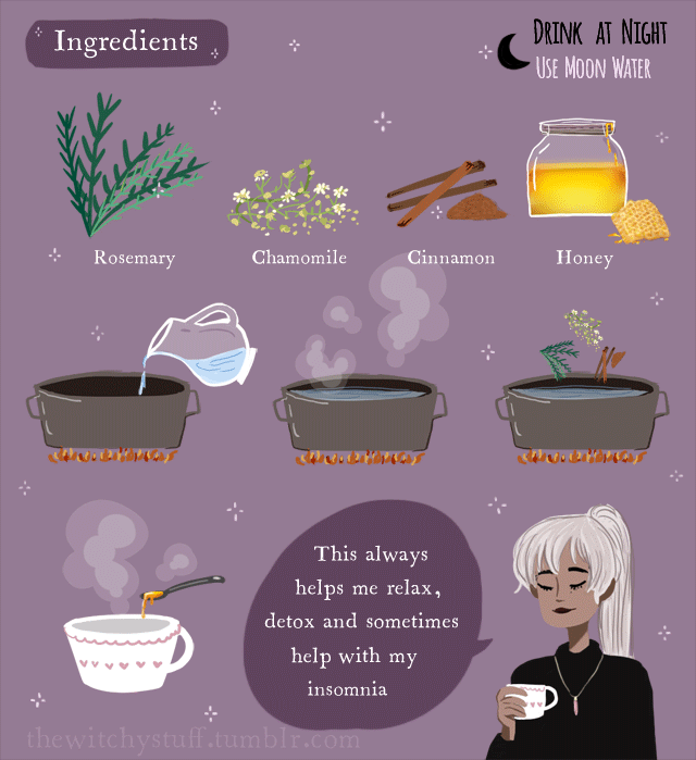 thewitchystuff: Tea for the soul  Witchy Tip: This tea works in the night and remember