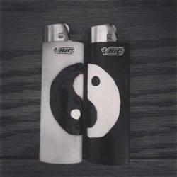 sailorscurselikeme:  His and her lighters