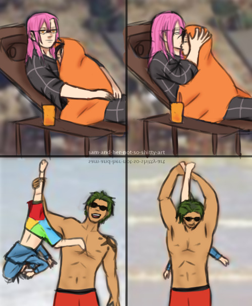 sam-and-her-not-so-shitty-art:There are two types of dadsA beach episode with found familiy trope ca