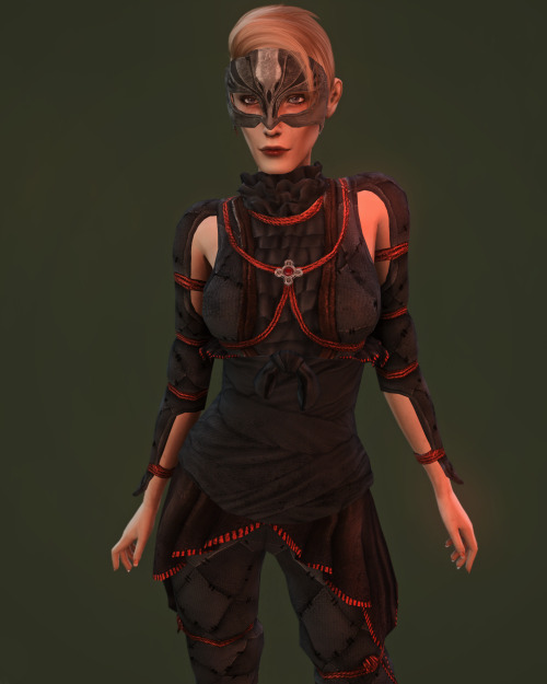 Dragon Age: Inquisition - Grand Duchess Florianne outfitNew mesh Assassin outfit  + Butterfly dress 