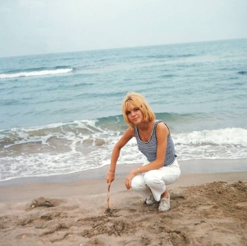 France Gall à Noirmoutier, janvier 1965