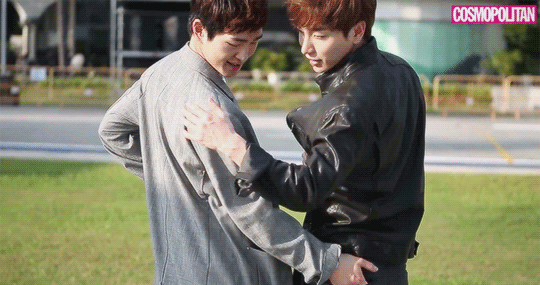 parkjngsoo-deactivated20190109: Leeteuk and Onew for Cosmopolitan