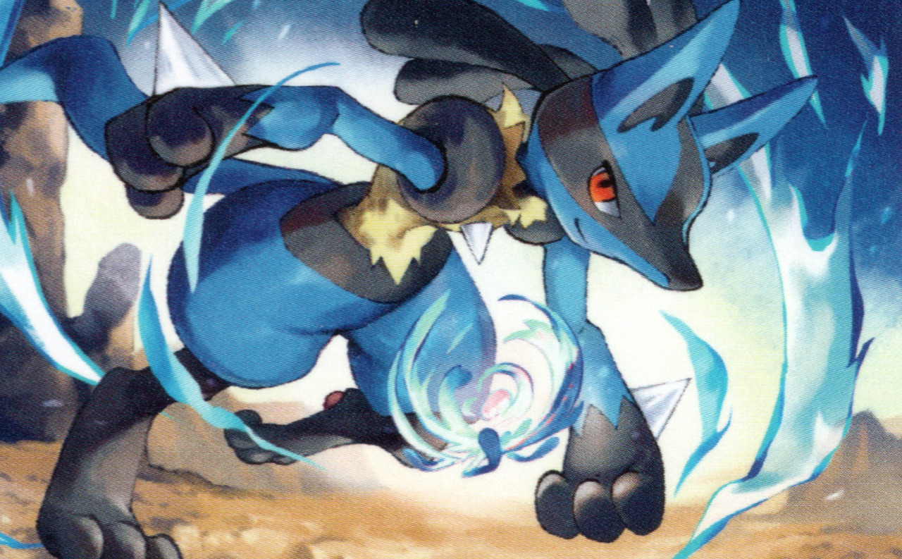 Lucario Card Art - HDA Gallery - Paintings & Prints, Animals