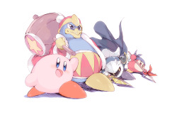 hyrulephoenix:  The Kirby Squad!by あああ