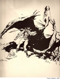 vintagegeekculture:  Frank Frazetta’s illustrations