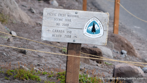 The Pacific Crest Trail - stretches from Canada all the way south to Mexico following many mountain 