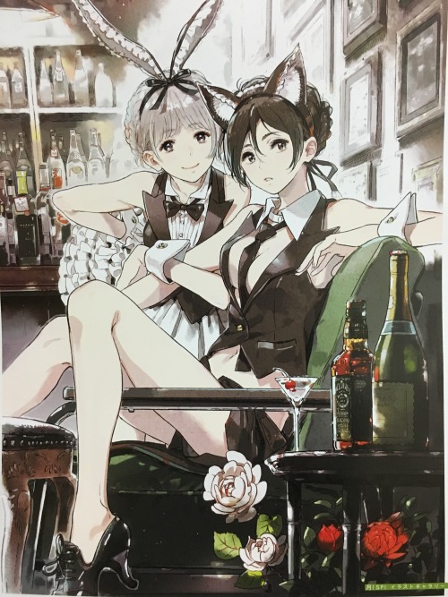 harukazenoetranger:  Special Illustration in Monthly Spirits magazine 「非日常な彼女」084. 紀伊カンナ 
