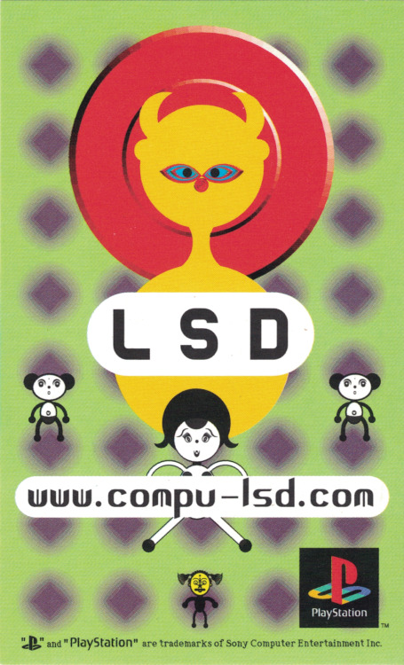 illuminati-brand-rom-hacks:some promotional cards for LSD Dream Emulator