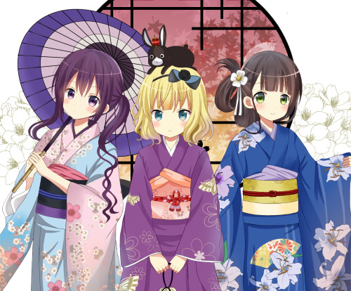 cute-girls-from-vns-anime-manga:    ☆ご注文は着物ですか？☆ by  りょうたん   