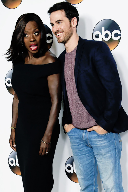 Colin O’Donoghue and Viola Davis photographed at the 2017 Summer TCA Press Line, August 06, 20