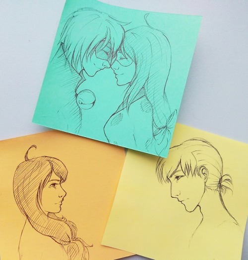 Cute Little Sketches Of My Fav Grown Up Ship For Ya!