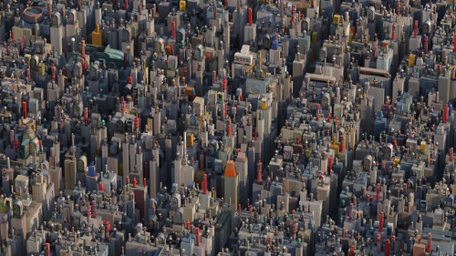 itscolossal:A Vast Array of Urban Street Art Aerially Photographed and Digitally Cataloged by Oddviz