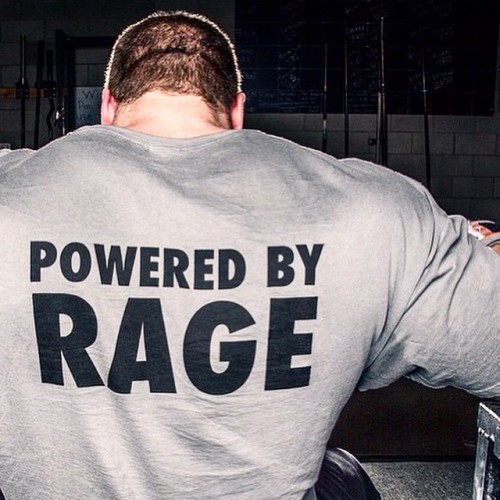 powerliftingmotivation:  #RAGE                                                     Powered by @apemanstrong