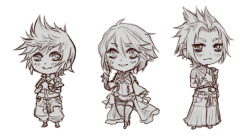 senseh:  KH chibis wip time (8) 