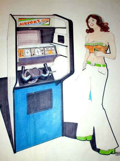 70sscifiart:    “In the 70s, Atari clearly had a vision of what the arcades of the future would look like.”