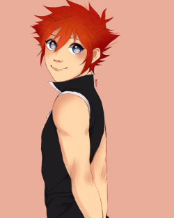 Vani-E:  Ｂｏｙｆｒｉｅｎｄ'ｓ Ｓｈｉｒｔsora Enjoys Wearing Riku’s