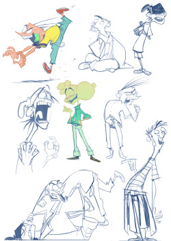 bloochikin:  EEnE dump of sketches I did over the break when I was bored 