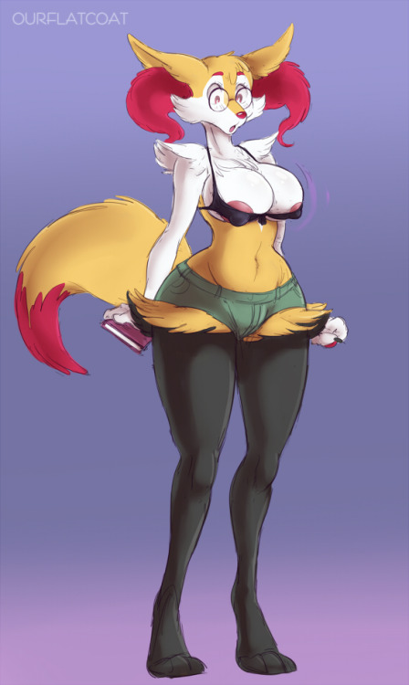 ourflatcoat:Alicia again!Here she tries to use magic for some … “self-improvement.” She is annoyed because now she lacks shirts that will fit her.