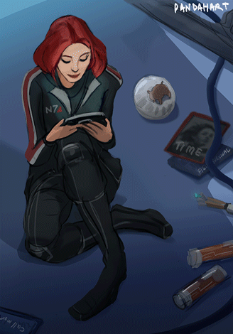 pandahart:A moment of respite. May you have moments of peace in between saving the universe and kick