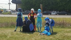 plekleyostrich:  Steven Universe Saturday photoshoot part 2! I was the Blue Pearl! 